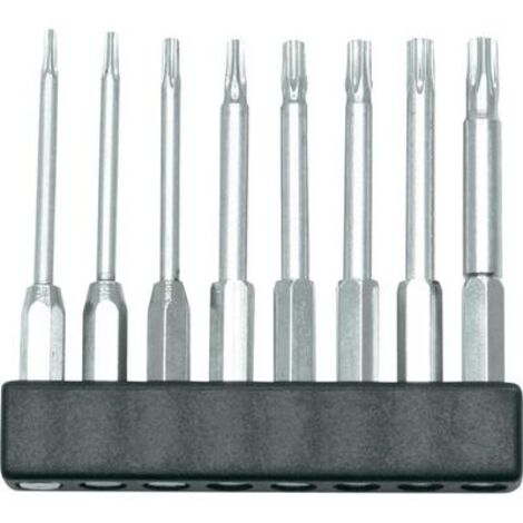 Donau-elektronik MBS77 set inserti TORX cromo 8 pezzi