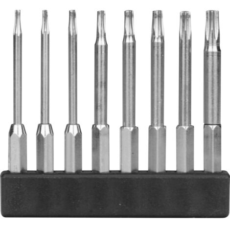 Donau-elektronik MBS77 TORX Bit-Satz verchromt 8 Teile