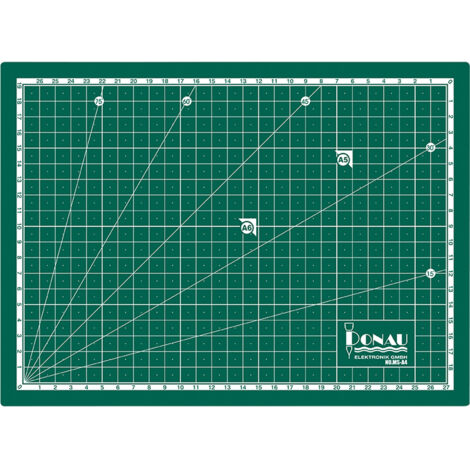 DONAU ELEKTRONIK Selbstheilende Schneidematte, A4 (300x220x3 mm), MS-A4