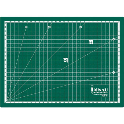 DONAU ELEKTRONIK Selbstheilende Schneidematte, A4 (300x220x3 mm), MS-A4