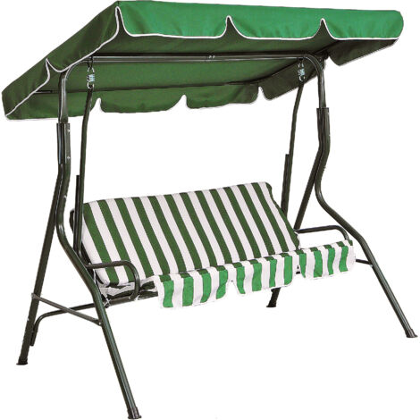 DONDOLO CORDOVA 3P 170X115XH152CM VERDE/BIANCO
