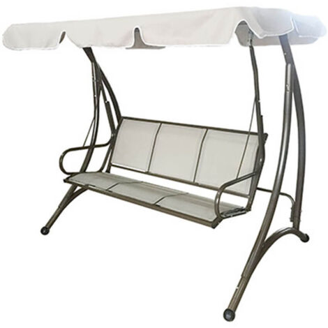 DONDOLO KUTA DOMUS - ACCIAIO VERN TEXTILENE CM 194X119 H.CM 170 - 1 pezzo