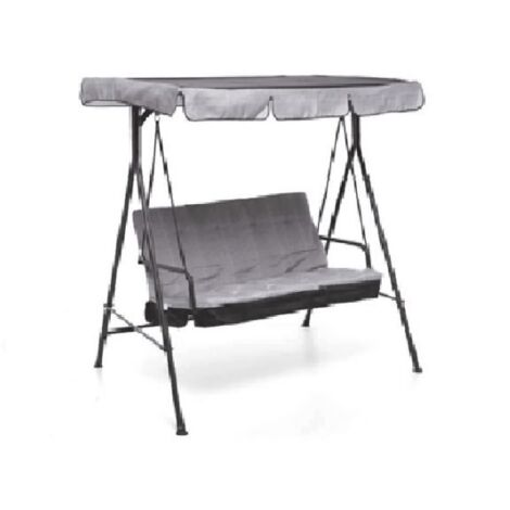 DONDOLO PLAYA 3 Posti Grigio antracite M0753-38 struttura in ferro