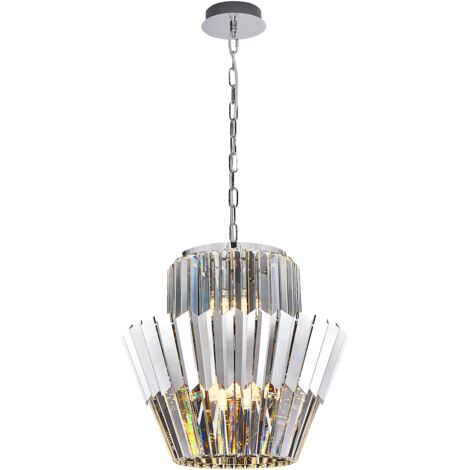 DONNA CHROME Kronleuchter 9xE14