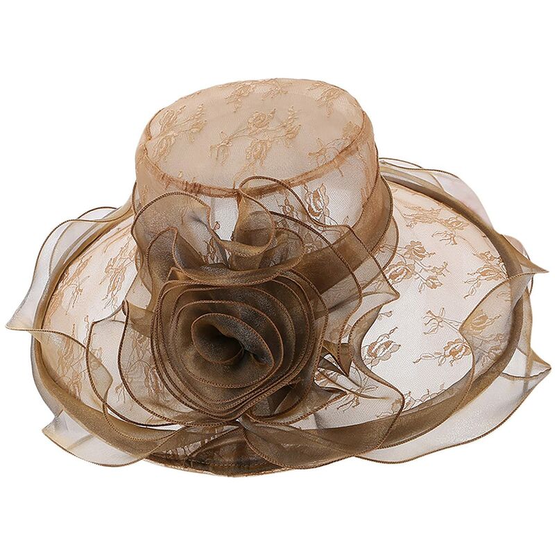 Donna Organza Chiesa Kentucky Fascinator, Vestito