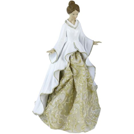 Donna resina bianco cm18x18h31,5