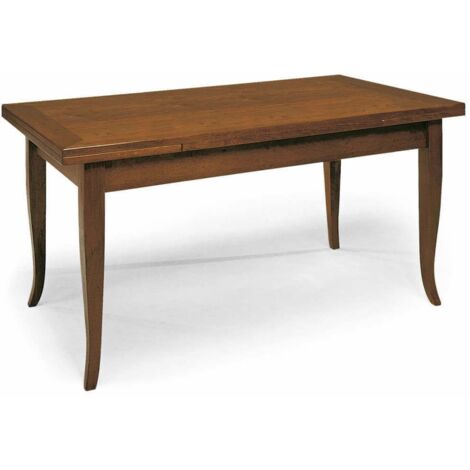 DONNY - tavolo consolle allungabile in legno massello cm 80 X 80/115/150