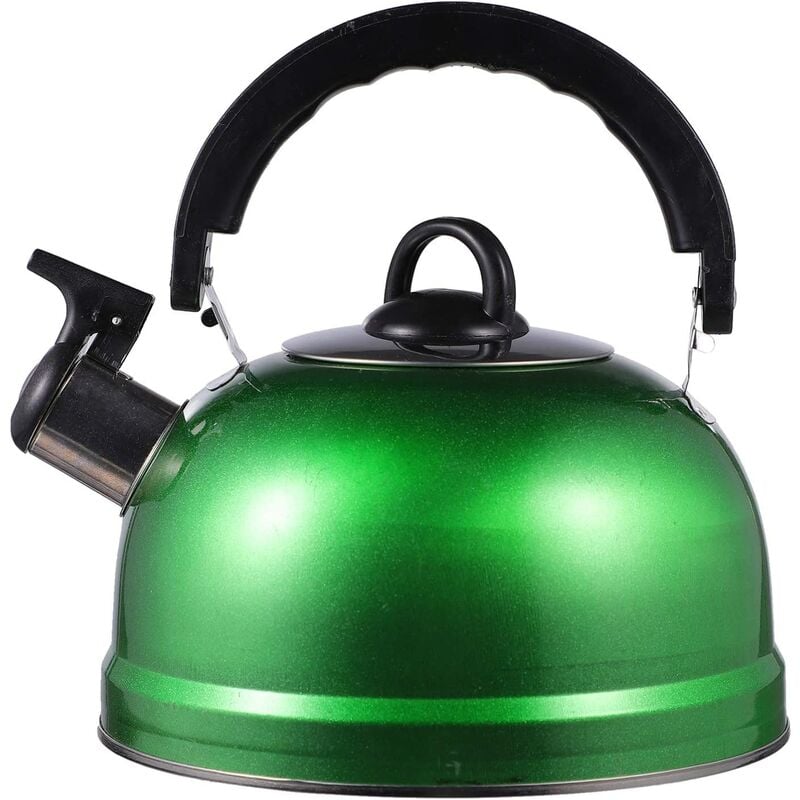 1 Pfeifkessel aus Edelstahl – 1,2 l – für Induktionsherde – grün – Dontodent | 09349815937028