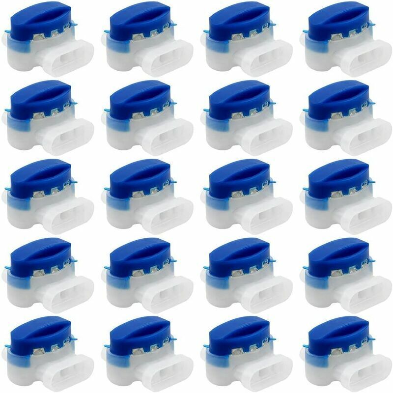 20 Pièces Connecteurs de Câble Connecteurs 314 Connecteurs de Câble Remplis de Gel Résines Terminal Blocks Connecteur Étanche Raccords de Câbles pour