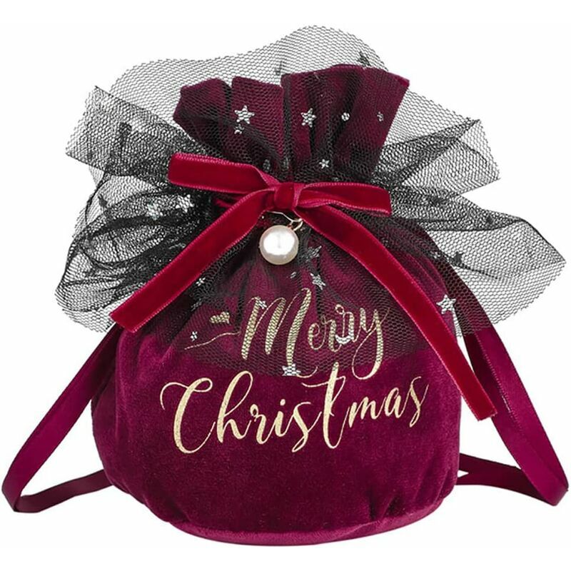 Comparar dontodent - bolsas regalo de terciopelo para navidad, suministros de decoración navideña, bolsas de dulces para niños, bolsas de regalo, bolsa productos más de 25,000 tiendas