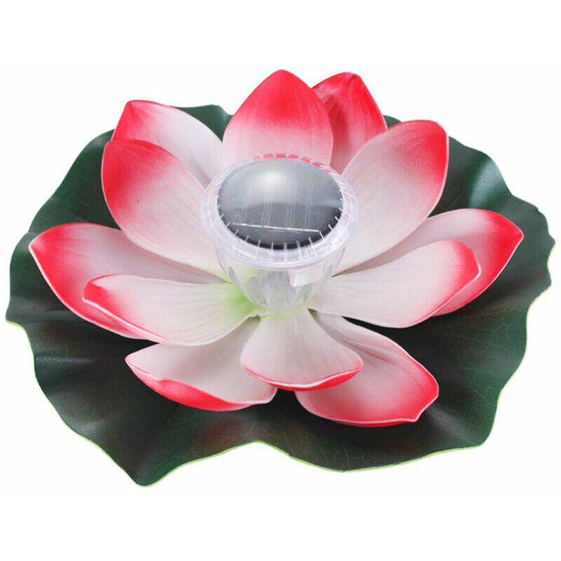 Solar Powered Led Lotus Light rgb cambia colore