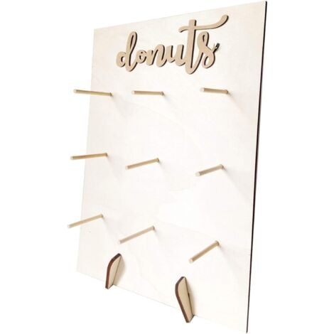 Donut Wall, Cake Alternative Donut Wall Standee, Donut Wall Mount Donut Holder Wedding Candy Bar Cake Decor, Wedding Decoration Birthday Supplies
