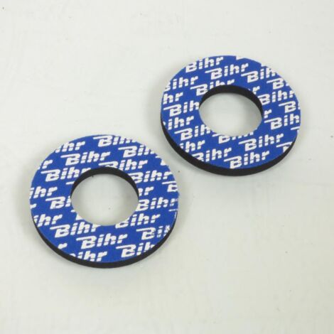 donuts mousse lenkerschutz bihr blau weiß für motorrad cross