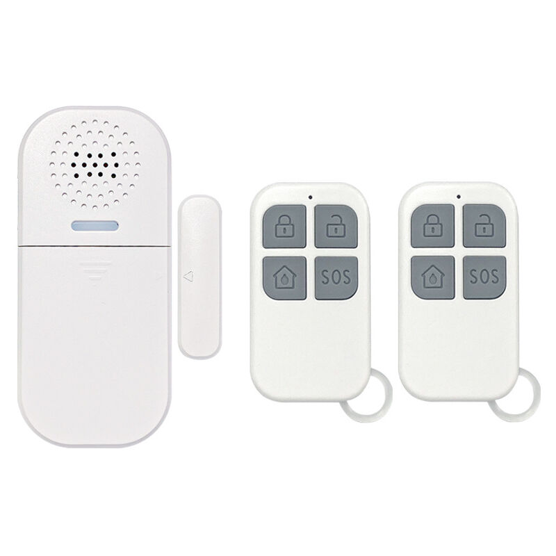 Cyslmuk - Door And Window Alarm, 2 Remote Controls, 130Db Siren, Adjustable Volume, 5 Function Modes Alarm, Magnetic Security Sensor, Wireless Home