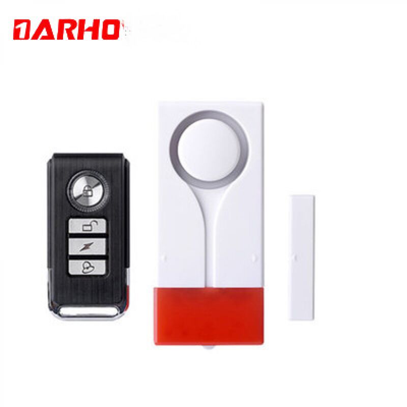 Door and Window Alarm - Wireless Burglar Alarm with Powerful 120 db Sound and Bright Light, Easy to Install