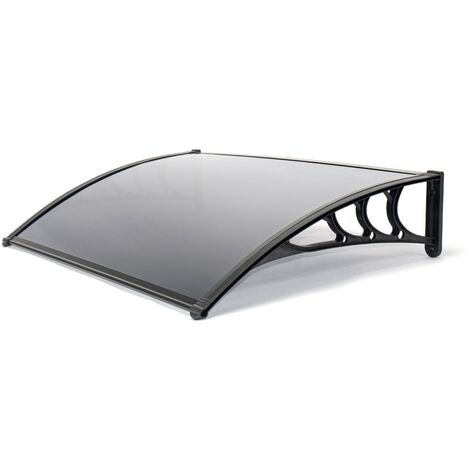 GREENHURST Door Canopy, Black 1.2m