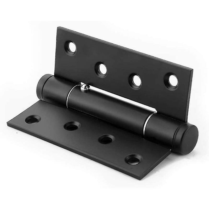 Door Closer Soft Close Concealed Door Hinge Silent Positioning Slow Close For Home Indoor Garden Hotel Commercial Door - Black