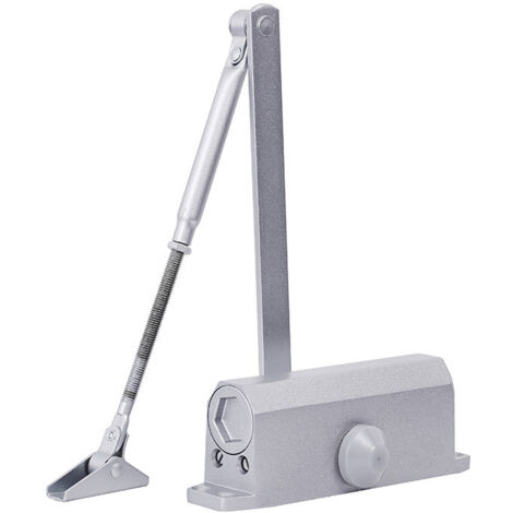 Door closer with compass arm, force 2 to 4 (up to 80kg), Rack and