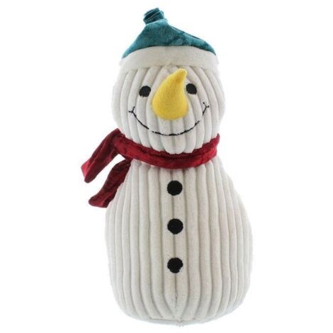 Door Decor 27 cm High Plush Snowman Doorstop Decoration Festive