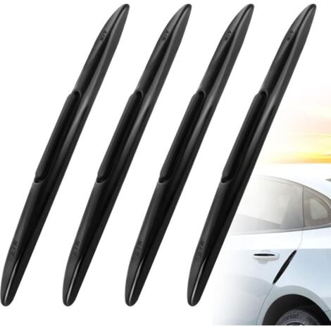 Door Edge Guard Strip, 4Pcs Car Door Edge Guards for Protecting Car, Anti-static Material Car Bumper Protector for Car Door (Black)