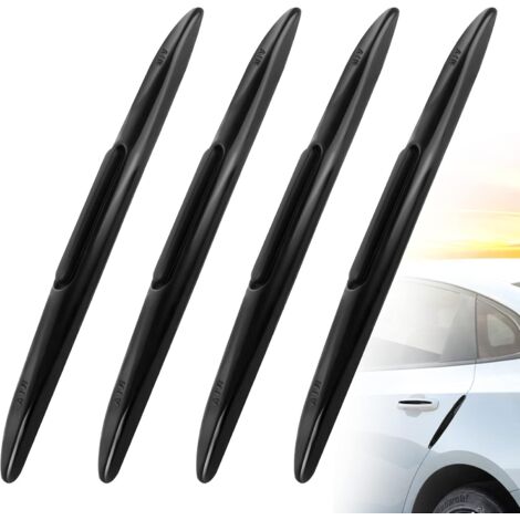 Door Edge Guard Strip, 4Pcs Car Door Edge Guards for Protecting Car, Anti-static Material Car Bumper Protector for Car Door (Black)