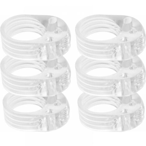 Door Handle Protector - Set of 6 Clear Door Handle Protectors and Window Handle Wall Protectors to Protect Against Marks