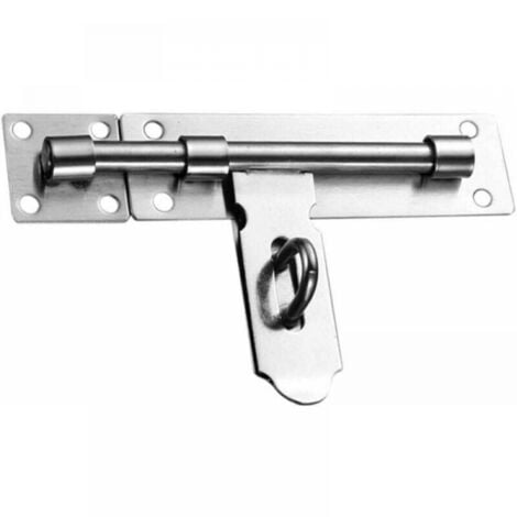 Door Latch Lock Door Lock Latch Gate Catch Bolt Slide Gate Latch Stainless Steel for Warehouse Garage Barn Gate Yard Door