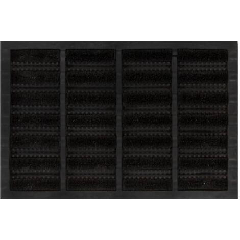 Door Mat Rectangular 40x60 cm Rubber and Coir vidaXL