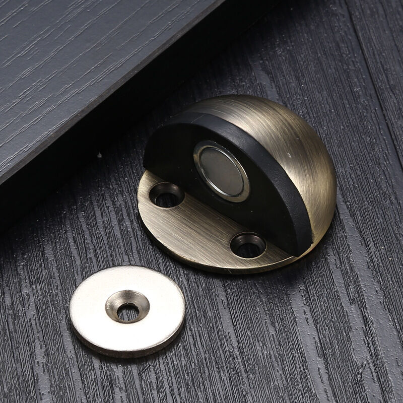 Boed - Door Stoppers Stainless Steel Magnetic Door Stops for Floor Glass Door to Protect (1Pc, Bronze)