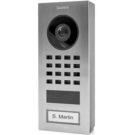 DoorBird D1101V IP Video Türstation Aufputz Edelstahl V2A