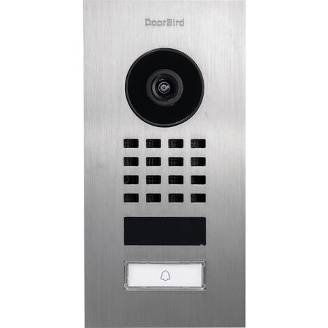 DoorBird D1101V Unterputz  IP-Video-Türsprechanlage WLAN, LAN Außeneinheit  Edelstahl V4A (gebürstet