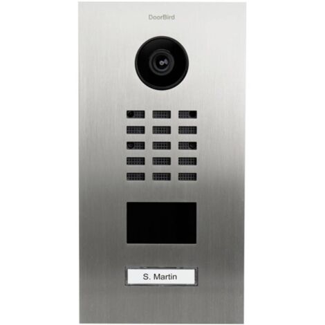 doorbird D2101V interphone vidéo IP acier inoxydable