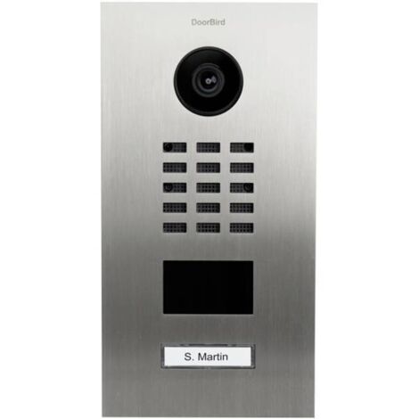DoorBird D2101V Video citofono IP LAN Unità esterna Acciaio inox V2A (spazzolato)