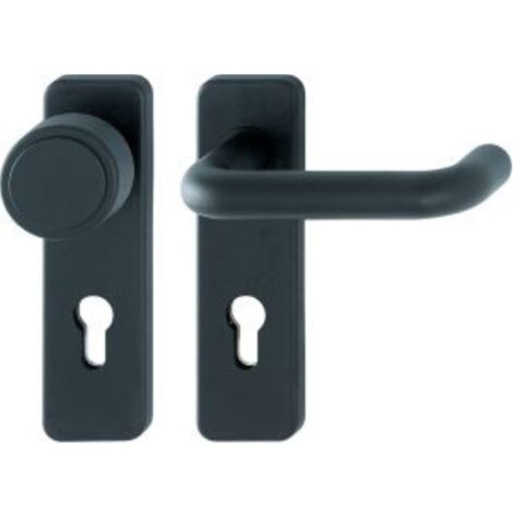 Doorknob Wegrt.Schildf9005 Fs Fs-K58 / 202K / 138 9 / 72Pz