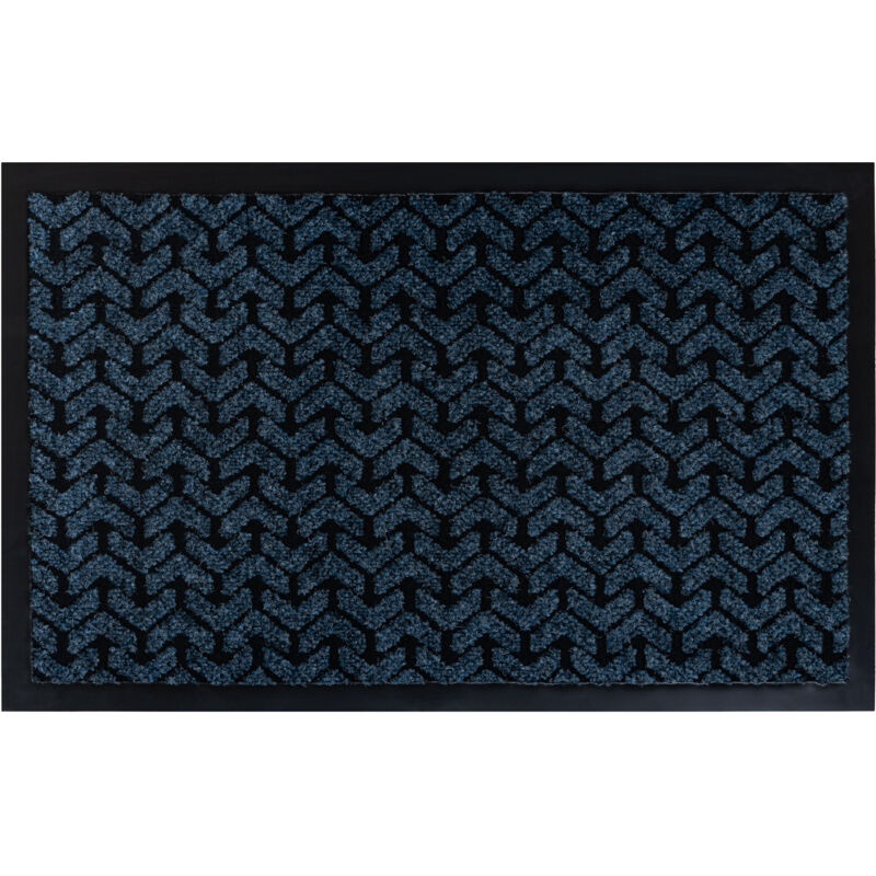Rugsx Doormat antislip Dunlop 0800 blue - indoor, outdoor blue 40x60 cm