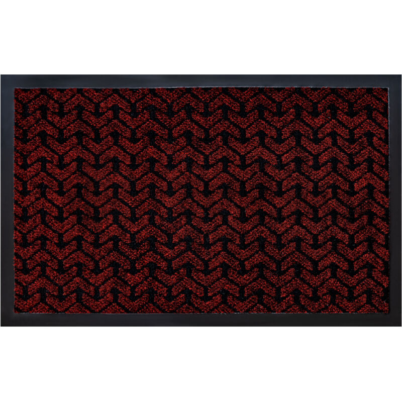 Rugsx Doormat antislip Dunlop 3353 red - indoor, outdoor red 50x80 cm
