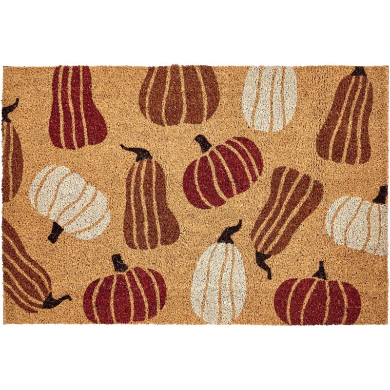 Beliani Doormat Pandin Multicolour 60 X 90 Cm Pumpkin Coir