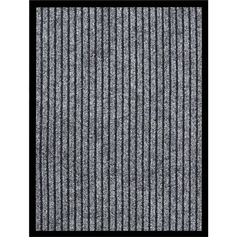 Doormat Striped Grey 40x60 cm vidaXL