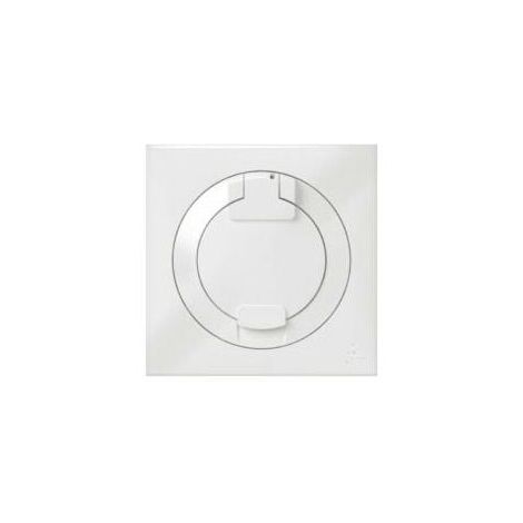 Dooxie 2P+T-Steckdose mit komplettem IP44-Gehäuse - Weiß - 600344