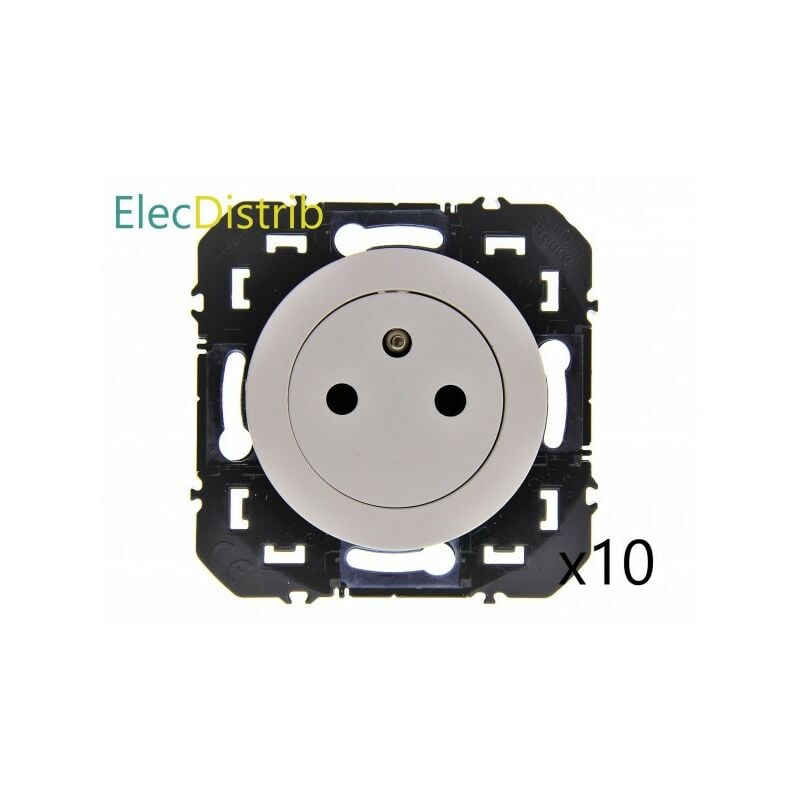 Dooxie Lot de 10 prises blanches