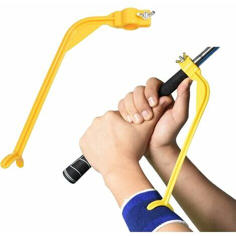 DOPA 2 pièces Golf Swing Guide,Golf Swing Trainer,pour Les débutants Swing Guide Correcteur Gesture de Formation,Swing Golf Training Aid,Golf Swing Gesture