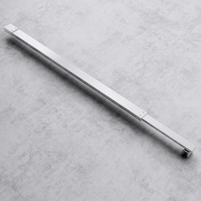 Barre de stabilisation barre de fixation BRAM3 stabilisateur pour paroi de douche à l'italienne télescopique 70-120cm - Doporro