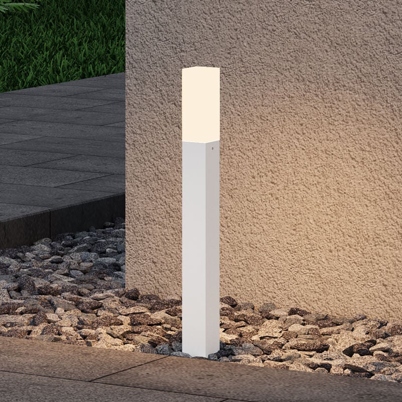 Lampe led sur Pied Extérieure 3W avec led Lampe Jardin Étanche IP65 3000K Lumière Chaude Light Extérieure Blanc Design Deus Lumina 40cm - Doporro