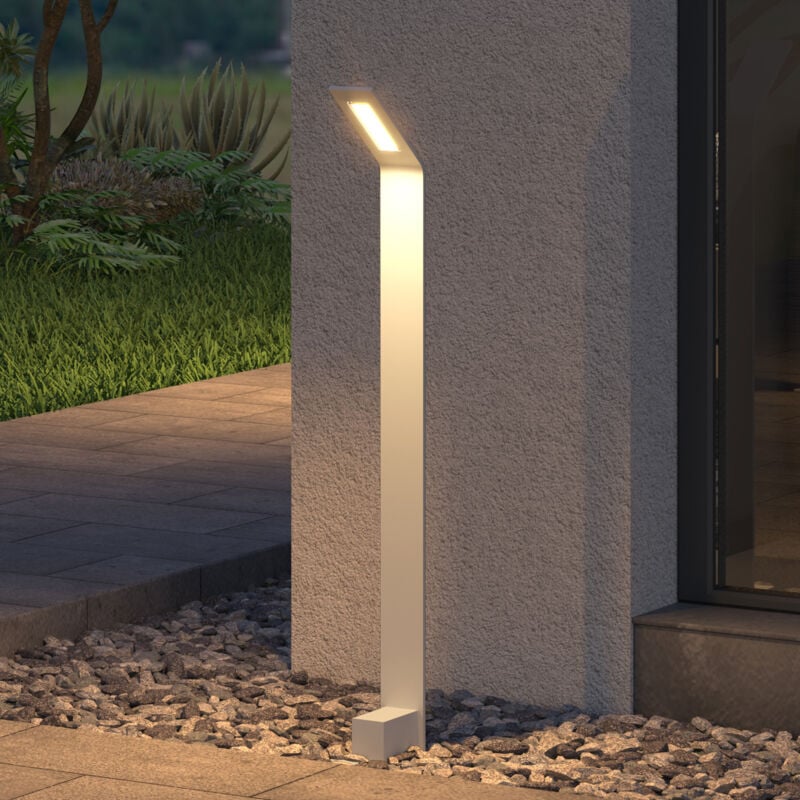 Lampe led sur Pied Extérieure 6W avec led Lampe Jardin Étanche IP65 3000K Lumière Chaude Light Extérieure Blanc Design Pfadfinder 80cm - Doporro