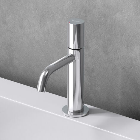 Doporro – Robinet mitigeur chromé 20,7 cm – Laiton de qualité supérieure – Cartouche européenne durable – Installation rapide sur lavabo suspendu
