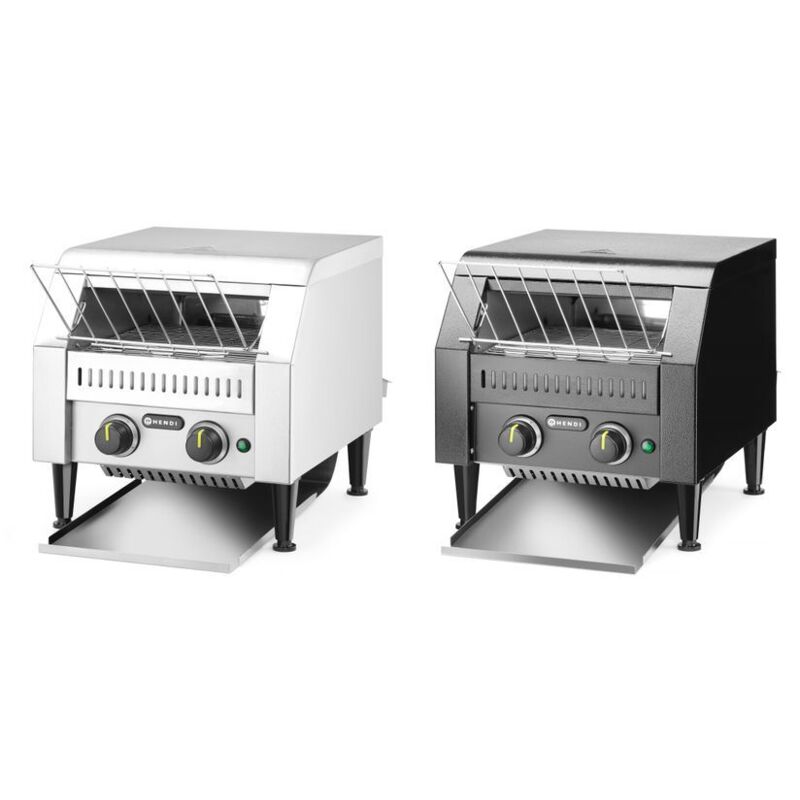 Hendi - Durchlauf-toaster, Doppelt, Schwarz, 230v/2240w, 418x368x(h)415mm