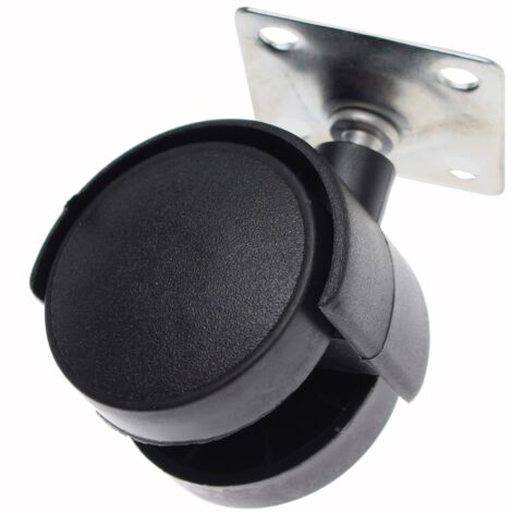 Doppel-Lenkrollen-Satz  Ø 40 mm  4-tlg.