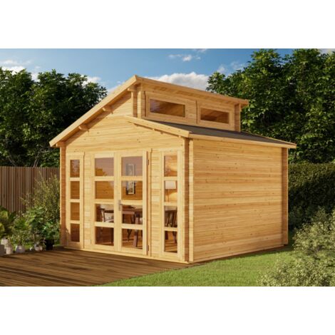 Doppel-Pultdach Gartenhaus Modell Vinea-40 , mit ...