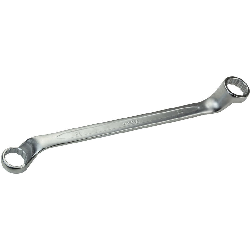 Doppel-Ringschlüssel tief gekröpft 75° 22x24 mm