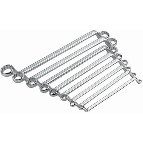 Doppel-Ringschlüssel-Set 8-teilig Chrom-Vanadium-Stahl